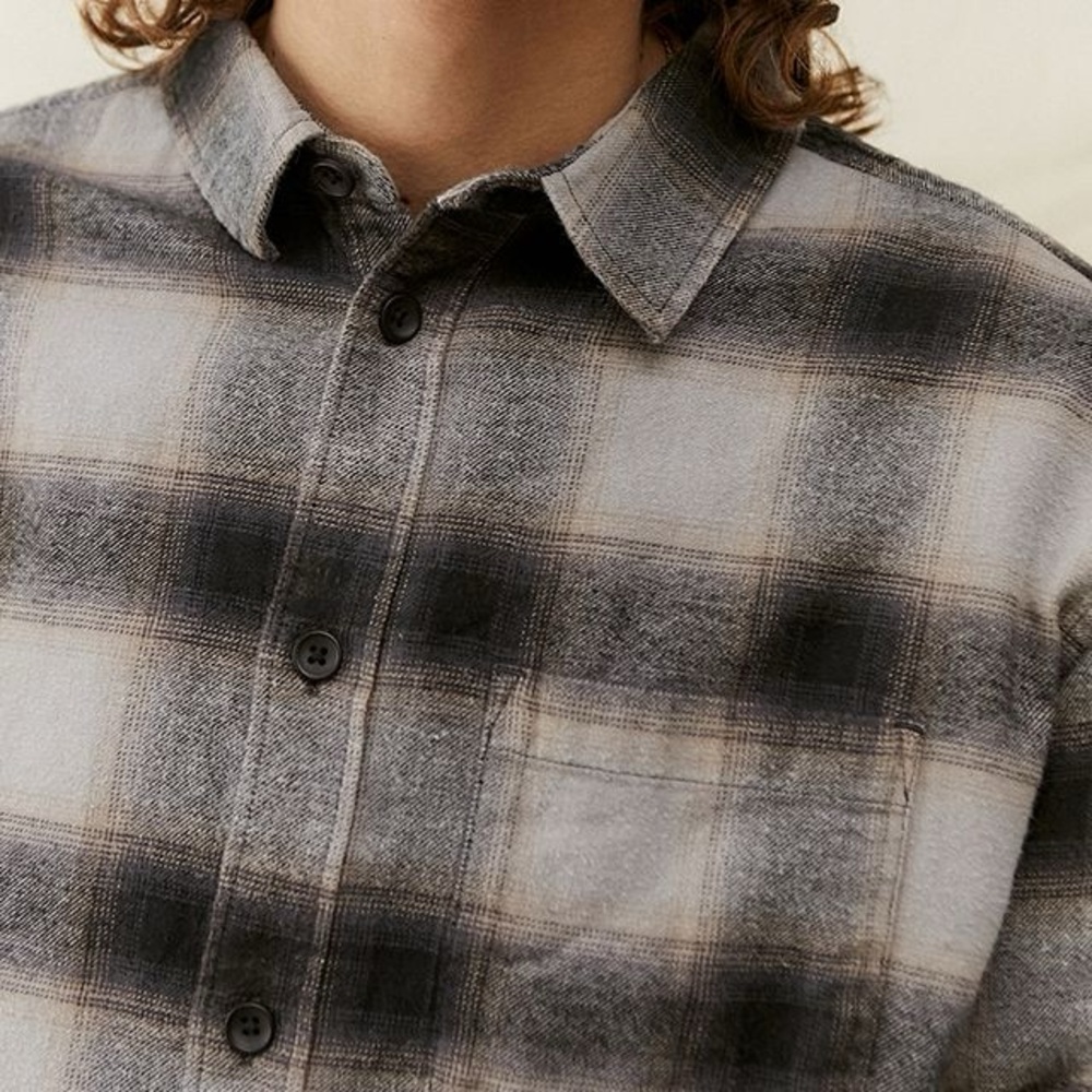 Standard cloth men’s relaxed fit flannel
